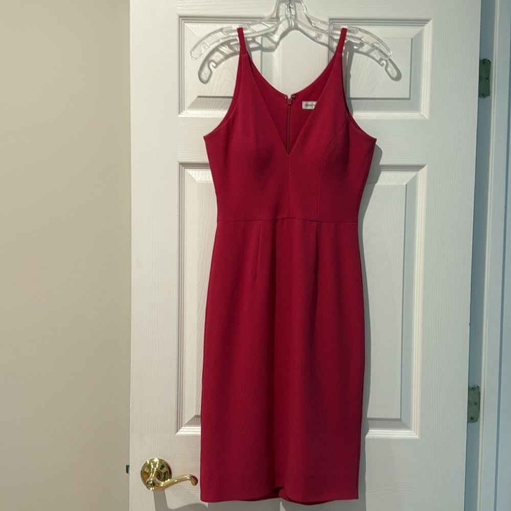 Dress the Population hot pink dress small
